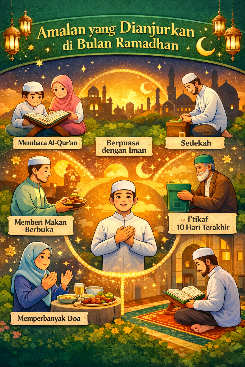 Amalan yang Dianjurkan di Bulan Ramadhan